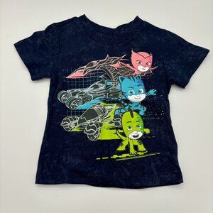 Pj Masks Toddler Boys Blue Catboy Owlette Gekko Character Graphic T-Shirt, 12m